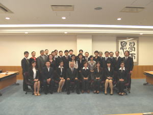 学長表敬訪問参加者メンバー