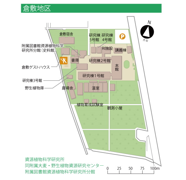 倉敷地区施設配置図