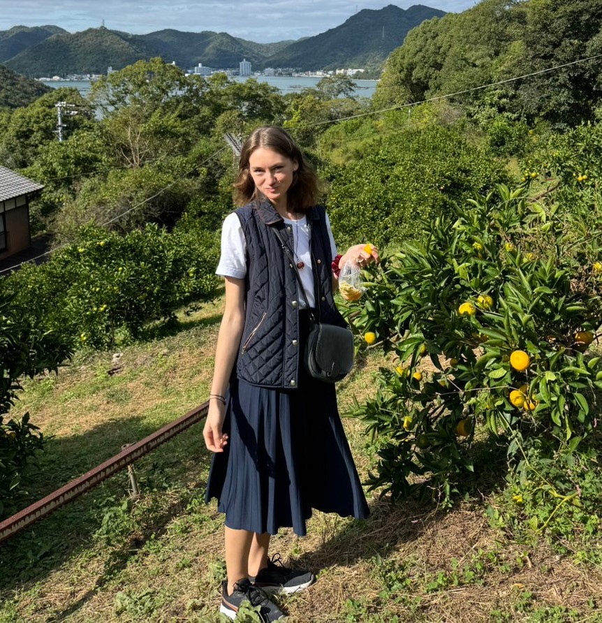 マヤさんみかん狩り