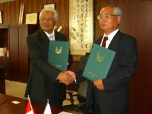 Execution of University Level Exchange Agreement with Gadjah Mada University
