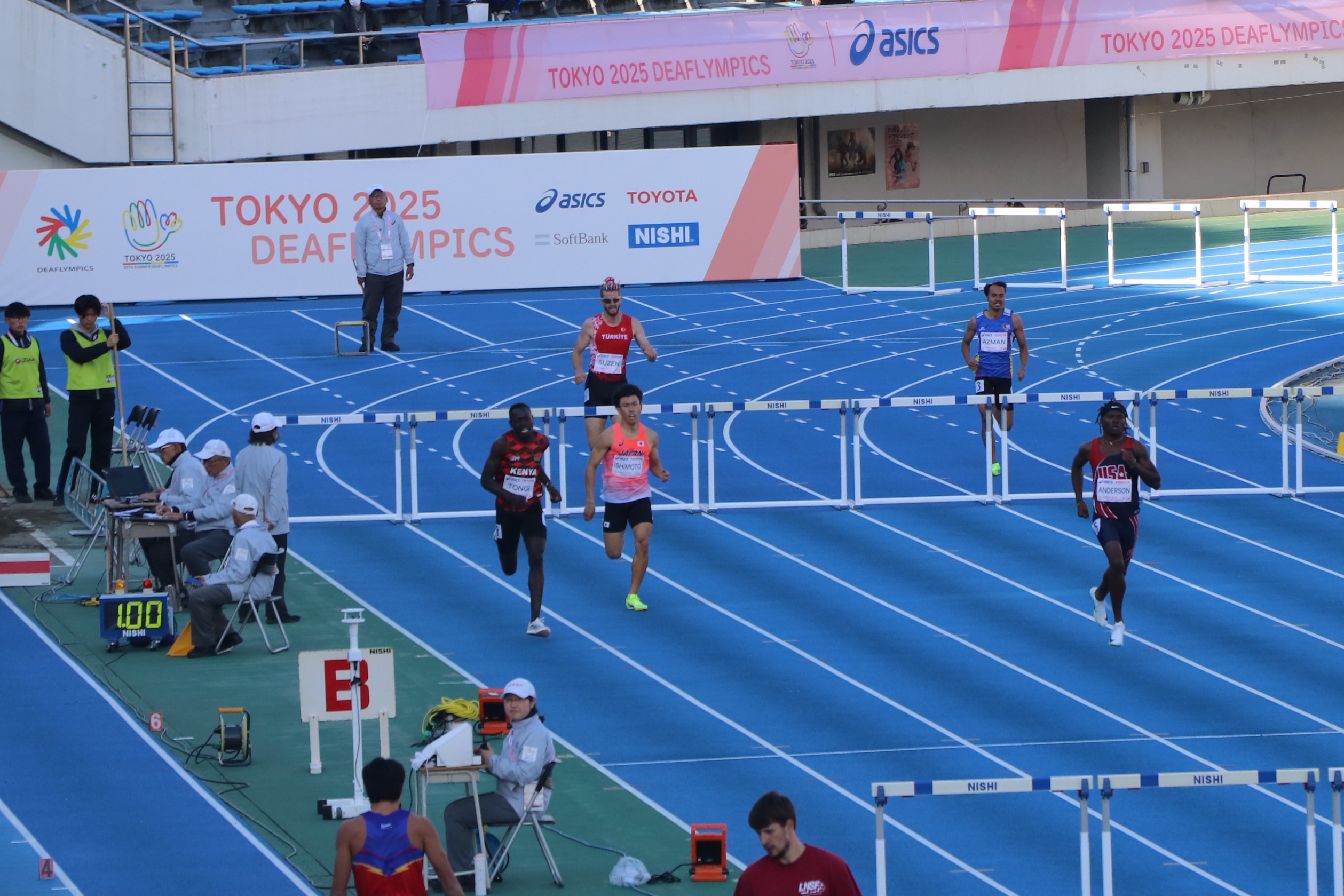 石本さん準決勝レース中