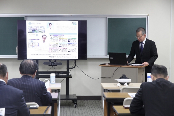 がん対策推進岡山県議会議員連盟が岡山大学病院を訪問