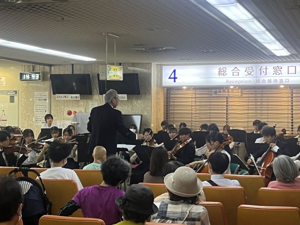岡山大学交響楽団 院内コンサートを開催しました
