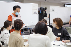 新型インフルエンザ発生を想定した感染対策訓練を実施しました