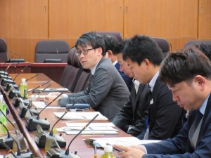 櫻井副病院長から岡山大学病院の取り組みを説明