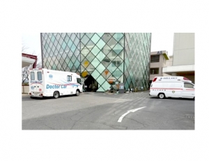 ドクターカーを用いて訓練を実施