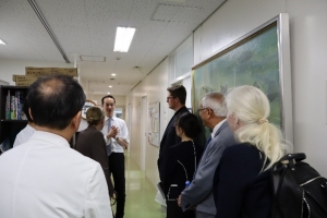 研究室訪問の様子