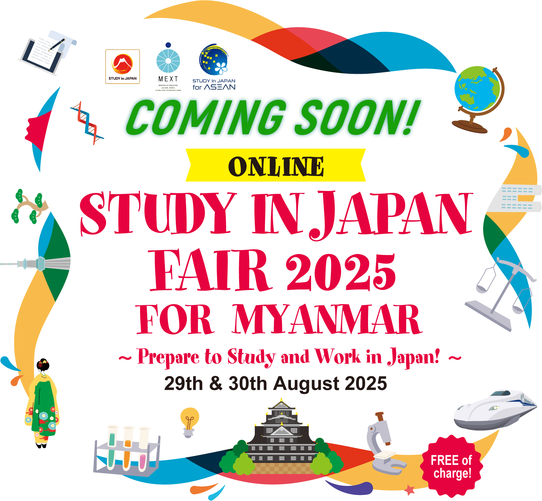 [COMING SOON!]Study in Japan Fair 2025 for Myanmar